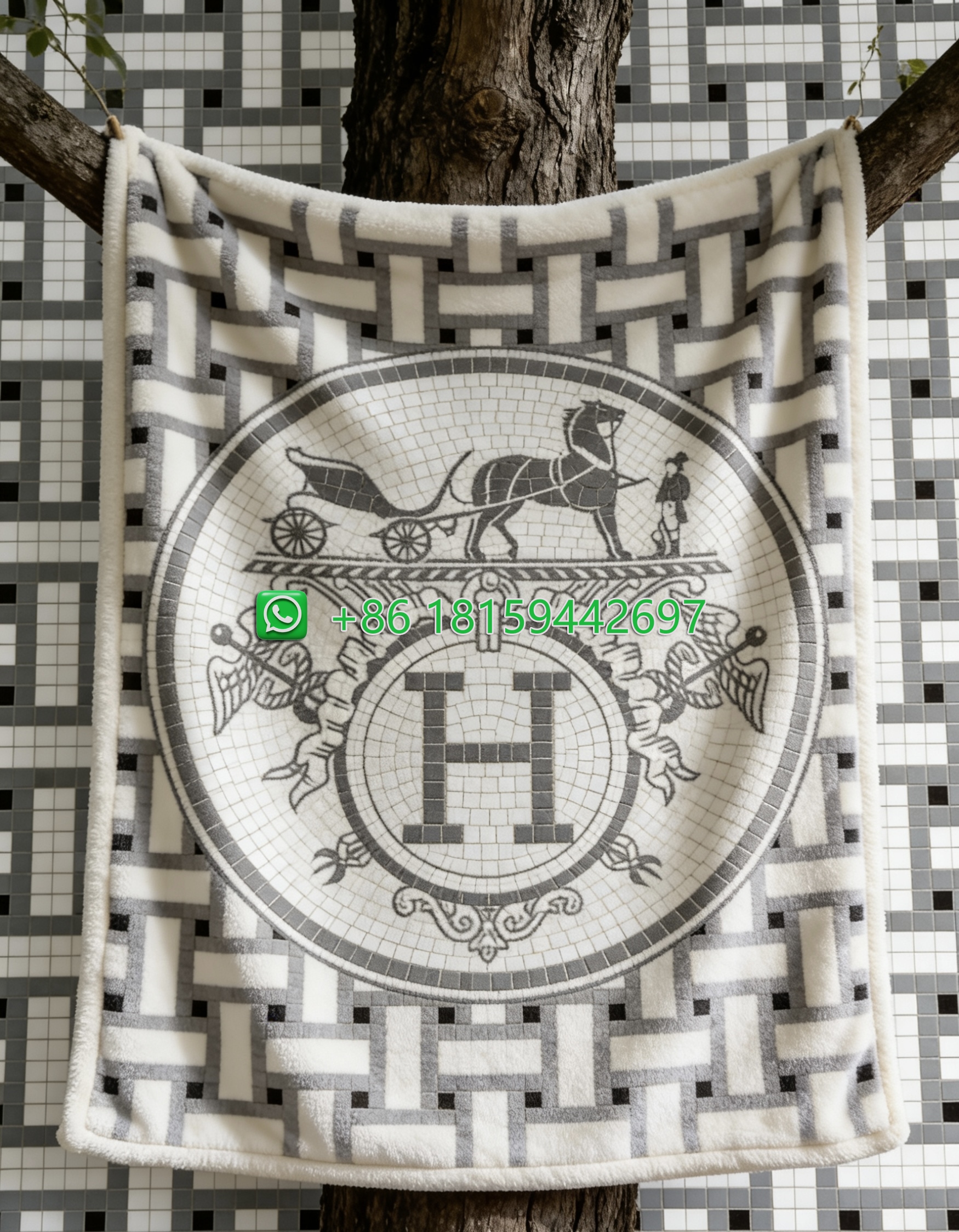 Hermes Throw Blankets